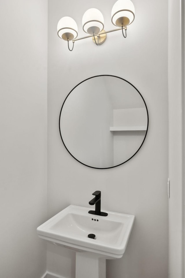 bathroom with a sink