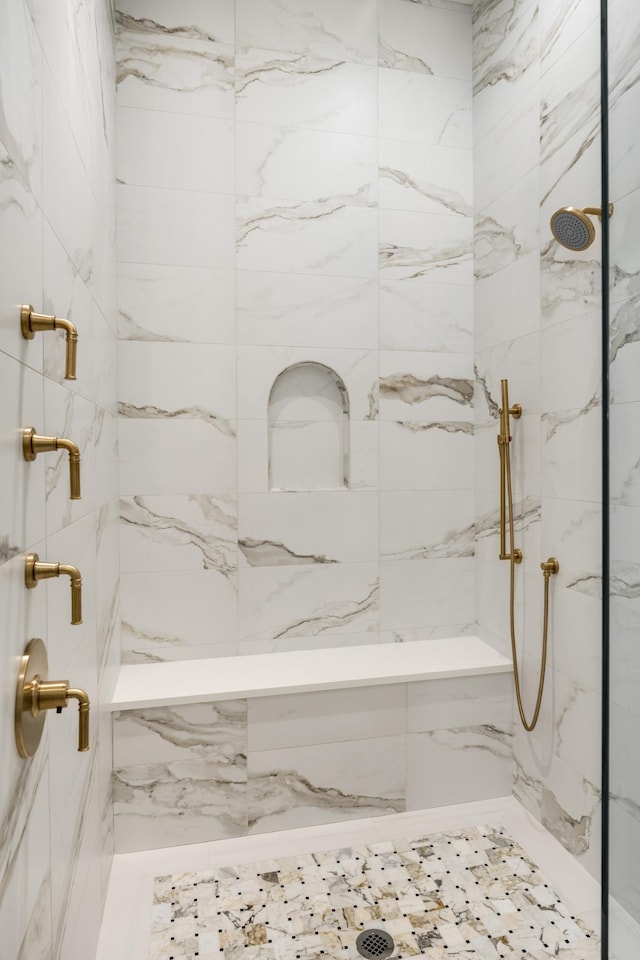 2811 Tyne Blvd, Nashville, TN 37215 - full bathroom with a marble finish shower