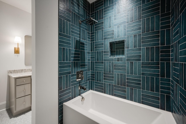 2811 Tyne Blvd, Nashville, TN 37215 - bathroom with vanity and bathtub / shower combination