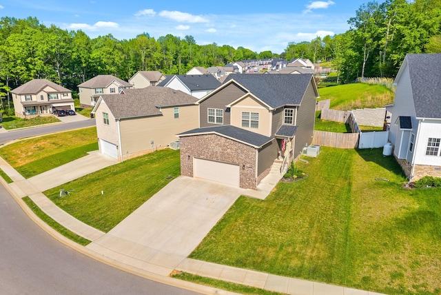 237 Wade Hampton Ln, Clarksville, TN 37040 - birds eye view of property featuring a residential view