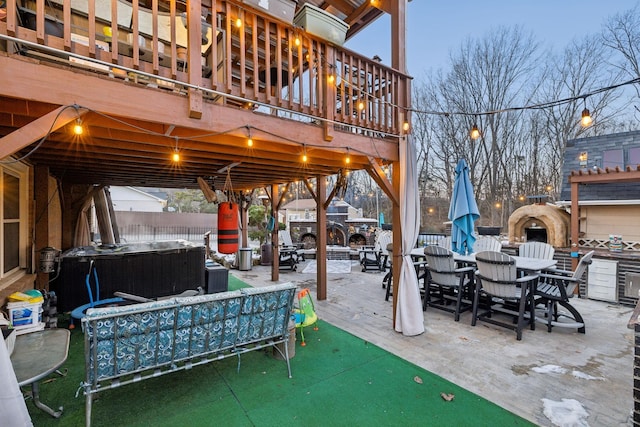 843 Percy Warner Blvd, Nashville, TN 37205 - view of patio / terrace with outdoor lounge area, outdoor dining space, and a wooden deck
