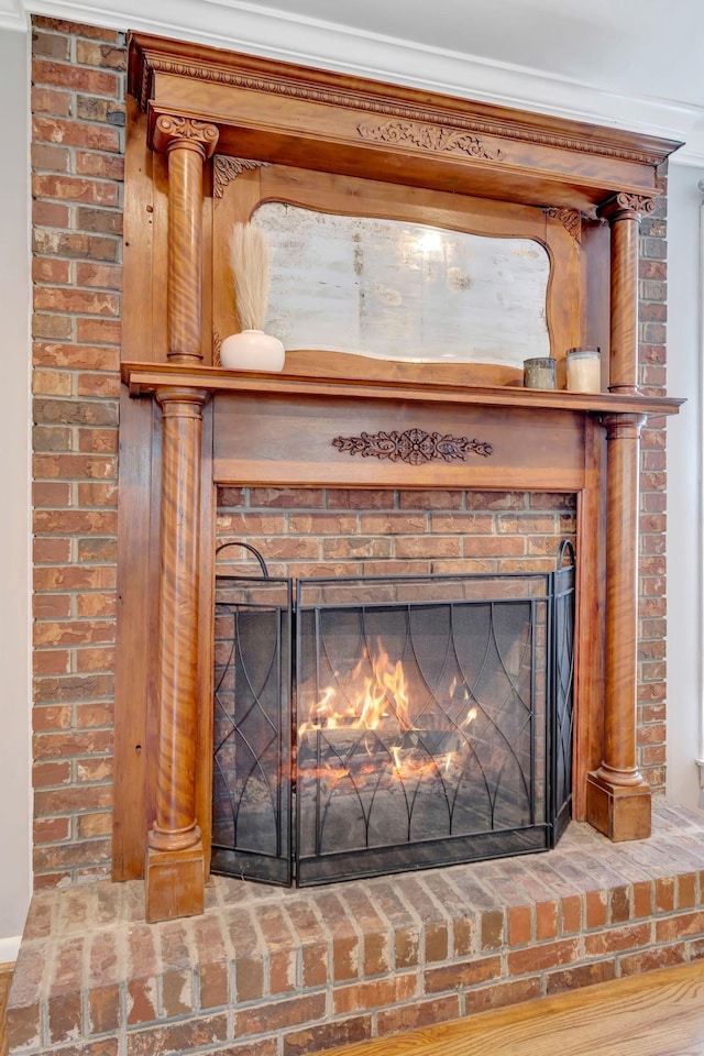 1803 W Lori Lee Dr, Gallatin, TN 37066 - room details with a fireplace