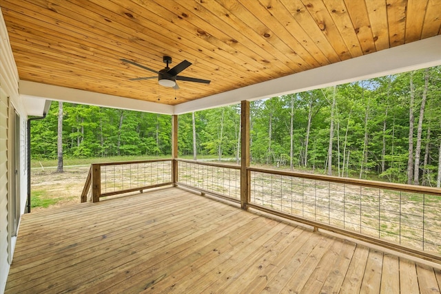 305 Georgee Rd, Jamestown, TN 38556 - deck featuring ceiling fan