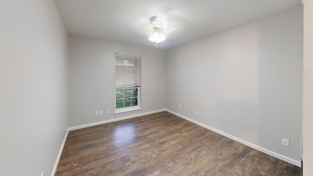 900 Mountain Creek Rd Unit G87, Chattanooga, TN 37405 - empty room with wood finished floors, baseboards, and ceiling fan