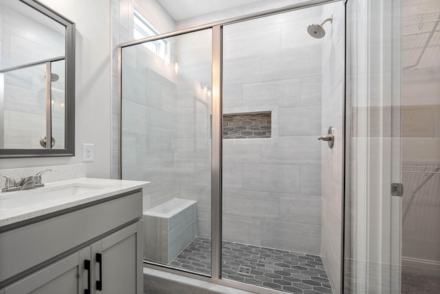 484 Herman Dr, Clarksville, TN 37042 - full bath with vanity and a stall shower