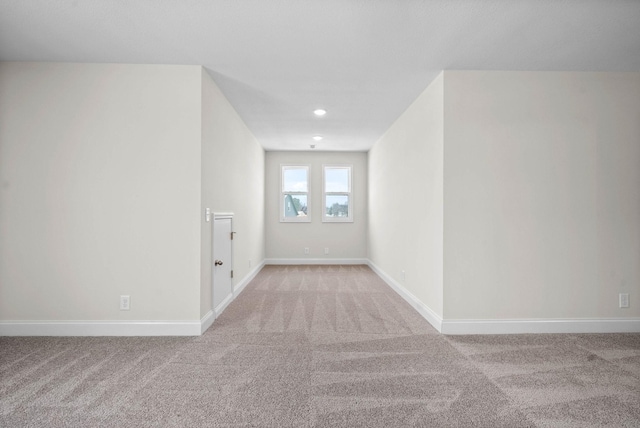 484 Herman Dr, Clarksville, TN 37042 - spare room with recessed lighting, light carpet, and baseboards