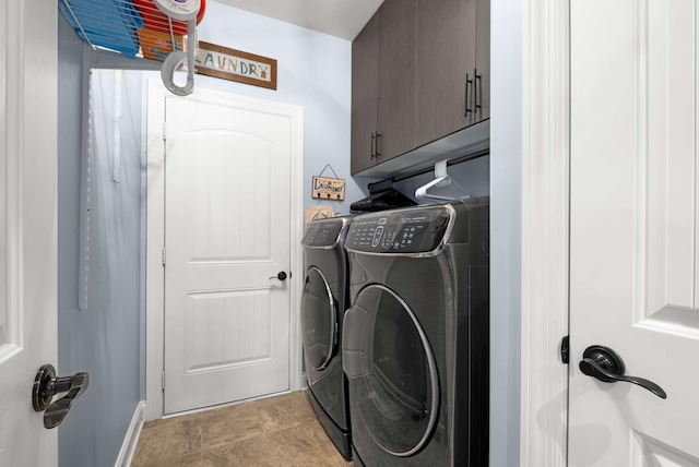 5000 Moretto Ct, Spring Hill, TN 37174 - washroom featuring baseboards, independent washer and dryer, and cabinet space