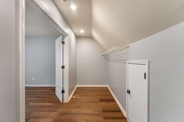 5000 Moretto Ct, Spring Hill, TN 37174 - bonus room with wood finished floors, vaulted ceiling, and recessed lighting