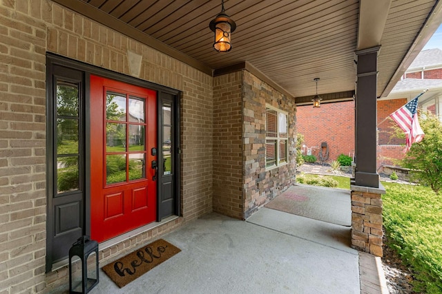 5000 Moretto Ct, Spring Hill, TN 37174 - entrance to property with covered porch and brick siding
