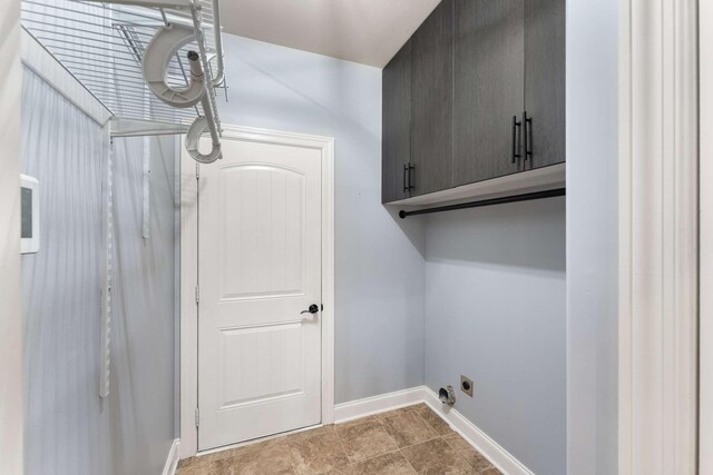 5000 Moretto Ct, Spring Hill, TN 37174 - laundry area featuring cabinet space and electric dryer hookup