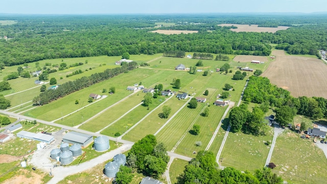 1496 Wade Brown Rd, Lewisburg, TN 37091 - bird's eye view with a rural view