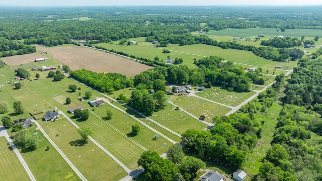1496 Wade Brown Rd, Lewisburg, TN 37091 - birds eye view of property featuring a rural view