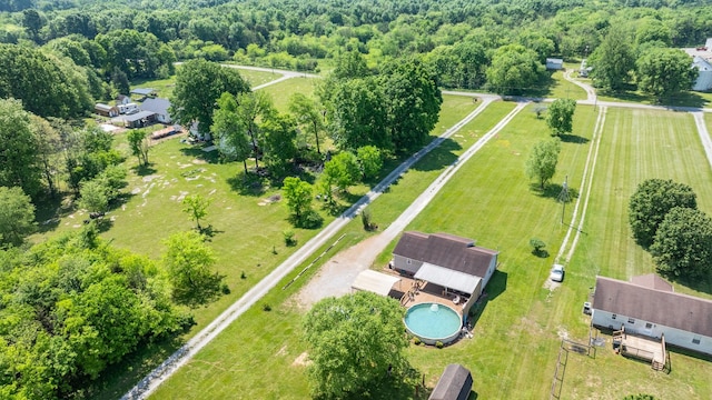 1496 Wade Brown Rd, Lewisburg, TN 37091 - aerial view with a view of trees