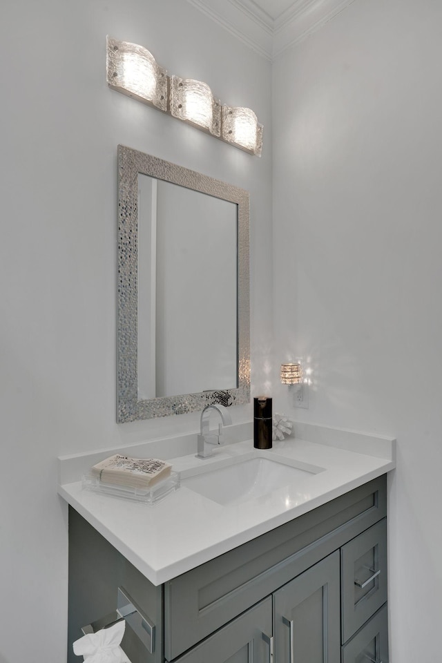 1024 Club View Dr Unit A101, Gallatin, TN 37066 - bathroom featuring crown molding and vanity
