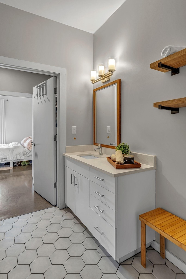 1900 12th Ave S Unit 219, Nashville, TN 37203 - bathroom featuring tile patterned floors and vanity