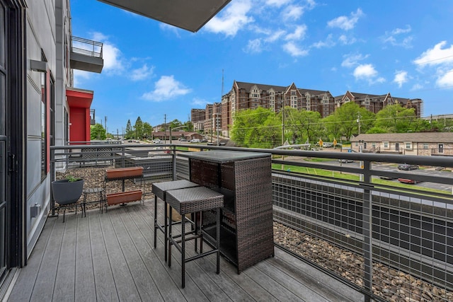 1900 12th Ave S Unit 219, Nashville, TN 37203 - view of wooden terrace