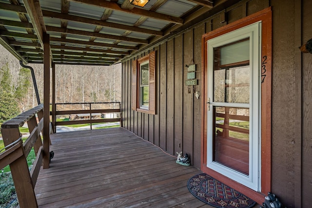 237 Cooper Ln, Smithville, TN 37166 - view of wooden deck