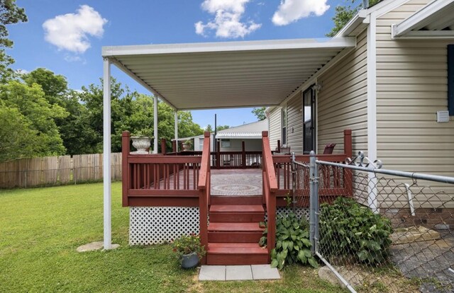 1901 Cherry St, Columbia, TN 38401 - view of deck