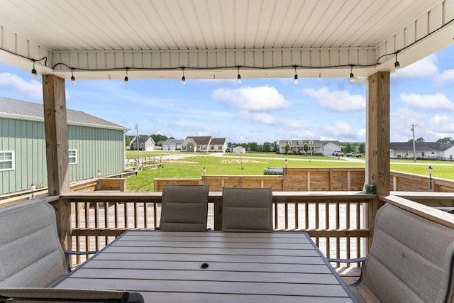 1132 Richland Farms Dr, Manchester, TN 37355 - wooden terrace with a residential view