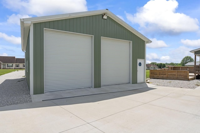 1132 Richland Farms Dr, Manchester, TN 37355 - detached garage featuring fence