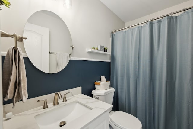 2142 Gold Valley Dr, Murfreesboro, TN 37130 - full bath featuring vanity, toilet, and a shower with shower curtain