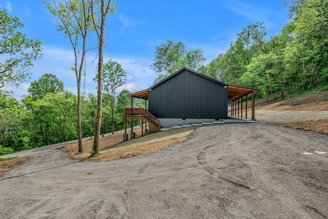 327 Turkey Creek Highway, Carthage, TN 37030 - exterior space with driveway and stairs