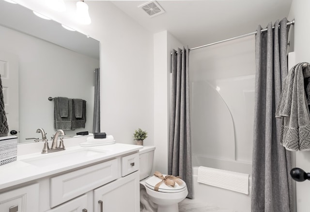 3222 Hopetown Way, Murfreesboro, TN 37129 - full bath with vanity, toilet, and shower / bath combination with curtain