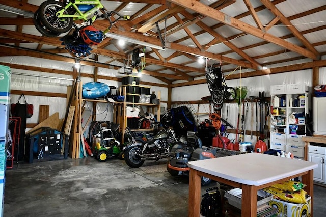 4310 Memory Ln, Adams, TN 37010 - garage with a garage door opener