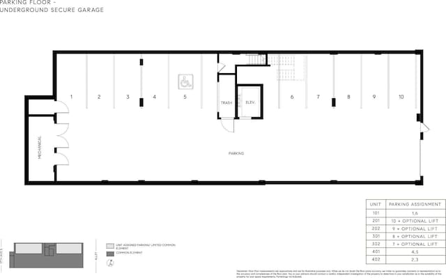 1030 17th Ave S Unit 101, Nashville, TN 37212 - floor plan