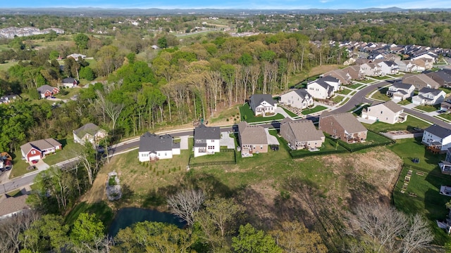 birds eye view of property featuring a residential view