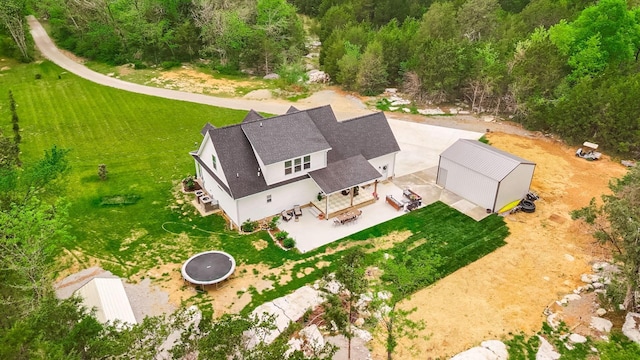 aerial view