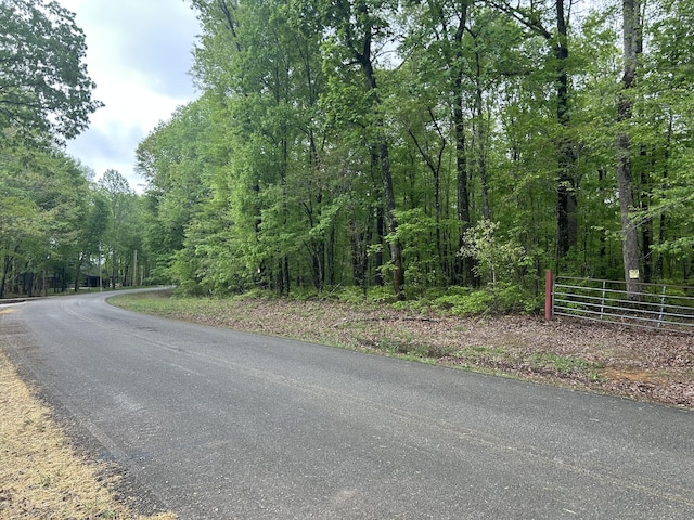 view of street with a view of trees