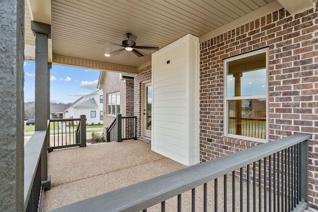 1111 Joe Martin Ln, Lebanon, TN 37087 - balcony featuring ceiling fan