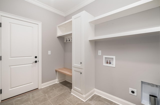 1117 Joe Martin Ln, Lebanon, TN 37087 - mudroom with baseboards and ornamental molding