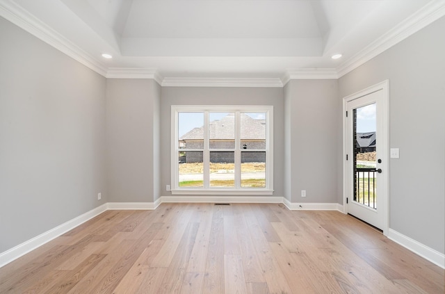 1117 Joe Martin Ln, Lebanon, TN 37087 - unfurnished room with baseboards, light wood-style floors, and recessed lighting