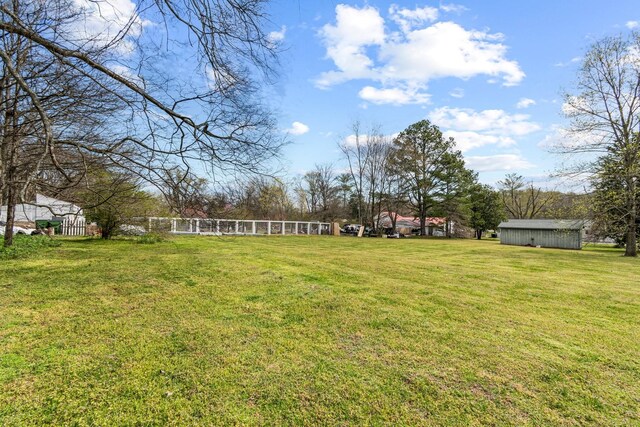 8803 Horton Hwy, College Grove, TN 37046 - view of yard featuring an outbuilding