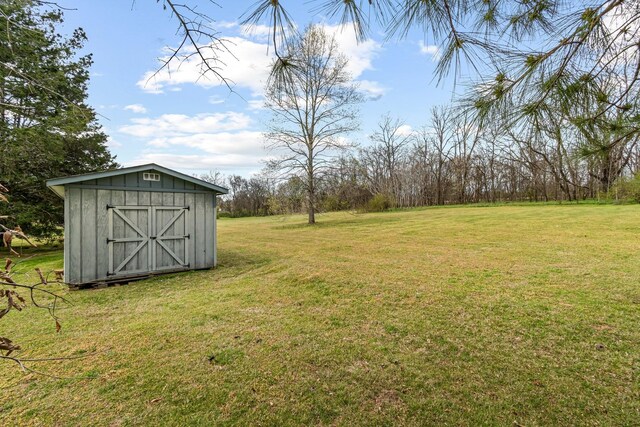 8803 Horton Hwy, College Grove, TN 37046 - view of yard with a storage shed and an outdoor structure