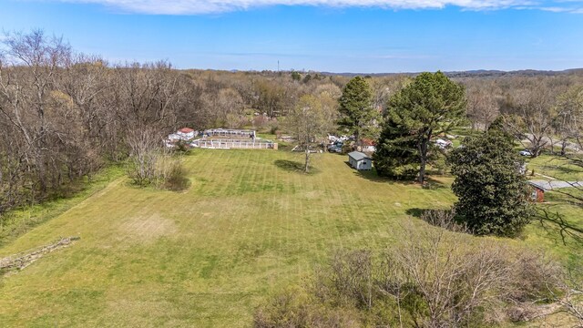 8803 Horton Hwy, College Grove, TN 37046 - bird's eye view featuring a rural view and a view of trees