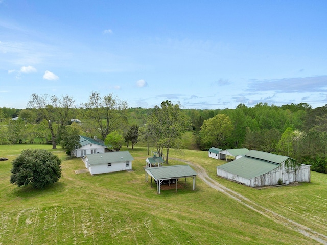 drone / aerial view