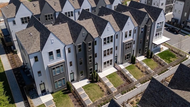 bird's eye view featuring a residential view