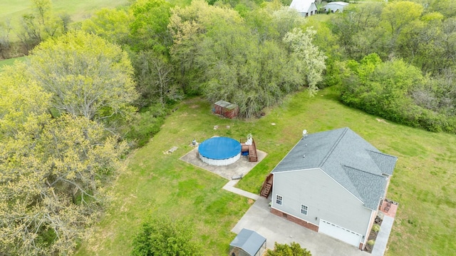 drone / aerial view