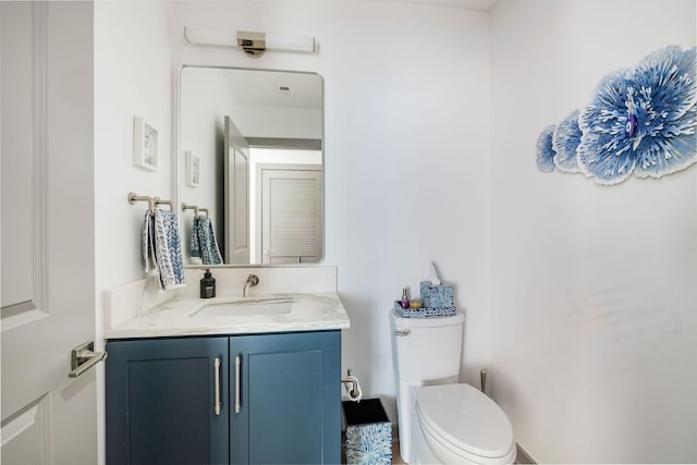 1616 W End Ave Unit 1803, Nashville, TN 37203 - half bathroom featuring toilet and vanity