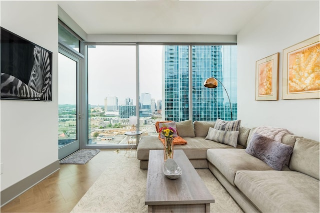1616 W End Ave Unit 1803, Nashville, TN 37203 - living area with a city view