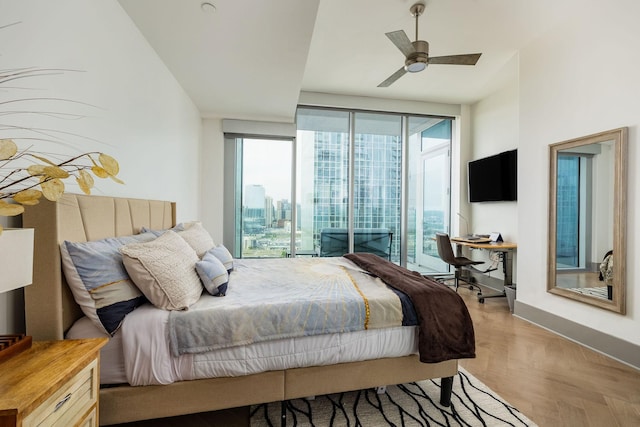 1616 W End Ave Unit 1803, Nashville, TN 37203 - bedroom featuring baseboards and access to outside