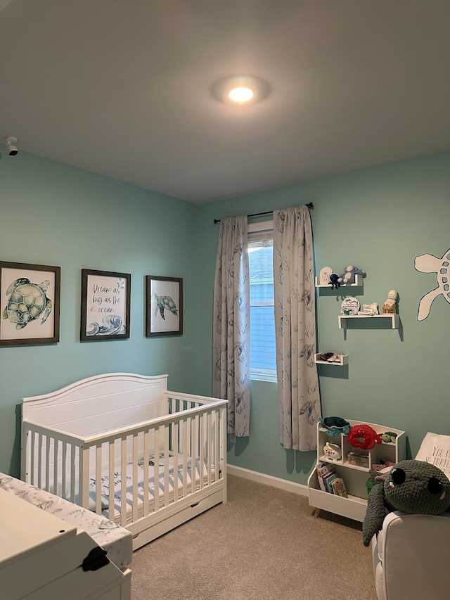 278 Addison Ave, Chapel Hill, TN 37034 - bedroom featuring baseboards, a crib, and carpet