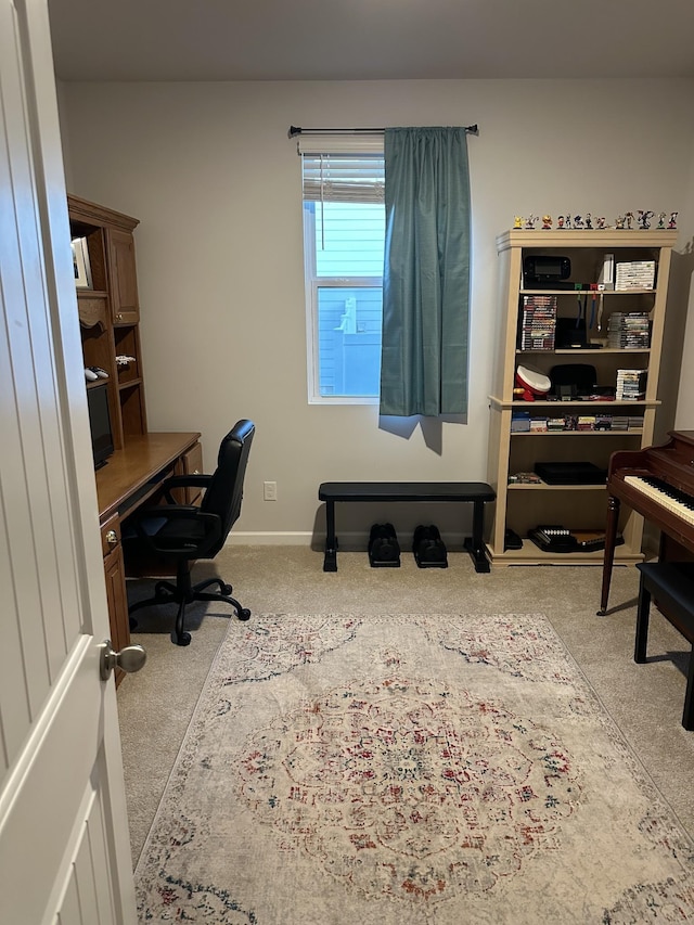 278 Addison Ave, Chapel Hill, TN 37034 - office area with baseboards and carpet