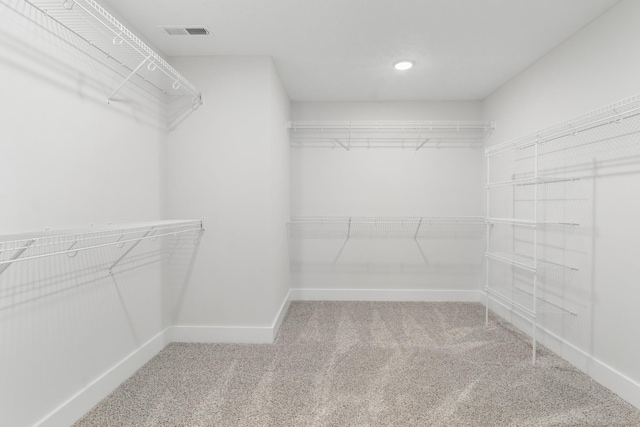978 Alton Dr, Clarksville, TN 37043 - walk in closet featuring visible vents and carpet floors