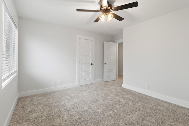 978 Alton Dr, Clarksville, TN 37043 - unfurnished bedroom featuring carpet, baseboards, and ceiling fan