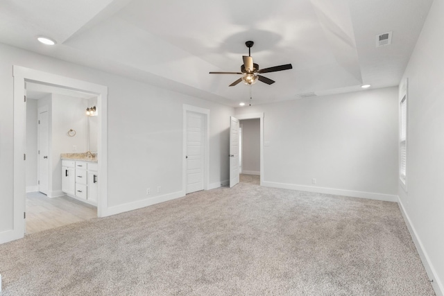 978 Alton Dr, Clarksville, TN 37043 - unfurnished bedroom featuring recessed lighting, visible vents, baseboards, and light carpet