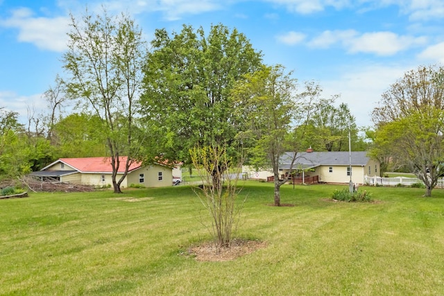 view of yard